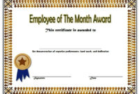 Best Employee Certificate Template Free 10 Best Designs