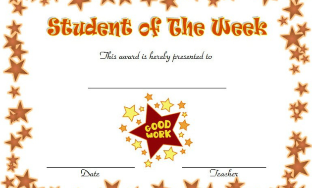 Best Free Student Certificate Templates
