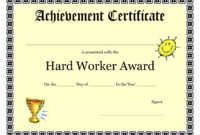Best Honor Award Certificate Templates