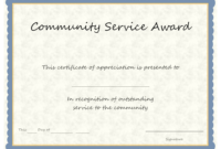 Best Long Service Award Certificate Templates