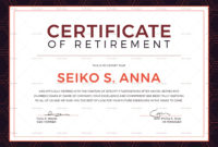 Best Retirement Certificate Templates