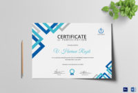 Best Sample Certificate Of Participation Template