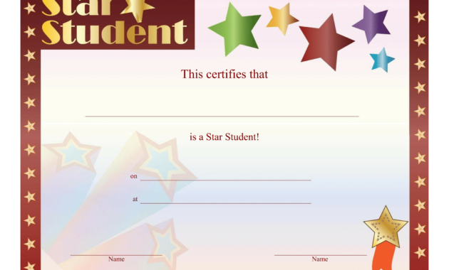 Best Star Reader Certificate Templates