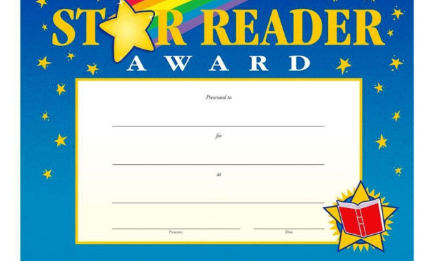 Fantastic Accelerated Reader Certificate Templates