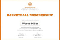 Fantastic Basketball Gift Certificate Templates
