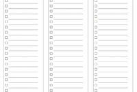 Fantastic Blank Grocery Shopping List Template