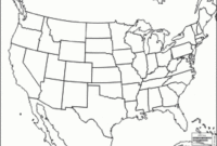 Fantastic Blank Template Of The United States