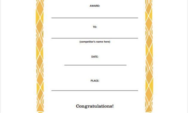Fantastic Congratulations Certificate Templates