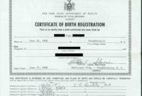 Fantastic Fake Birth Certificate Template