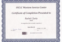 Fantastic Free Certificate Of Completion Template Word