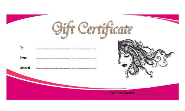 Fantastic Free Spa Gift Certificate Templates For Word
