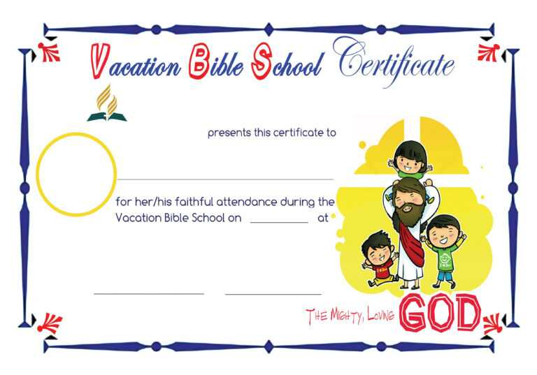Fantastic Free Vbs Certificate Templates