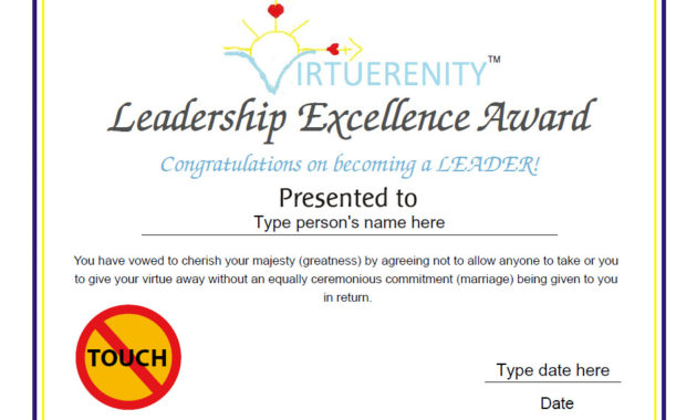 Fantastic Leadership Award Certificate Templates
