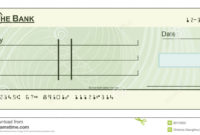 Fascinating Blank Cheque Template Download Free