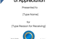 Fascinating Downloadable Certificate Of Recognition Templates