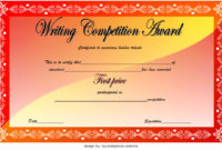 Fascinating Drawing Competition Certificate Template 7 Designs