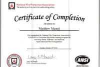 Fascinating Firefighter Certificate Template
