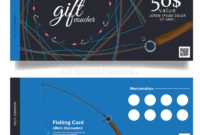 Fascinating Fishing Gift Certificate Template