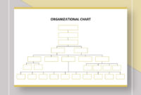 Fascinating Free Blank Organizational Chart Template