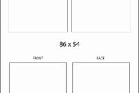 Fascinating Free Blank Postcard Template For Word