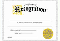 Fascinating Free Employee Appreciation Certificate Template