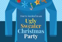 Fascinating Free Ugly Christmas Sweater Certificate Template