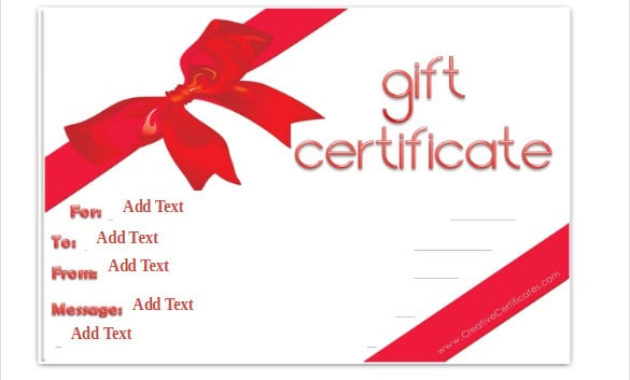 Fascinating Gift Certificate Template In Word 10 Designs