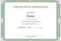 Fascinating Long Service Award Certificate Templates