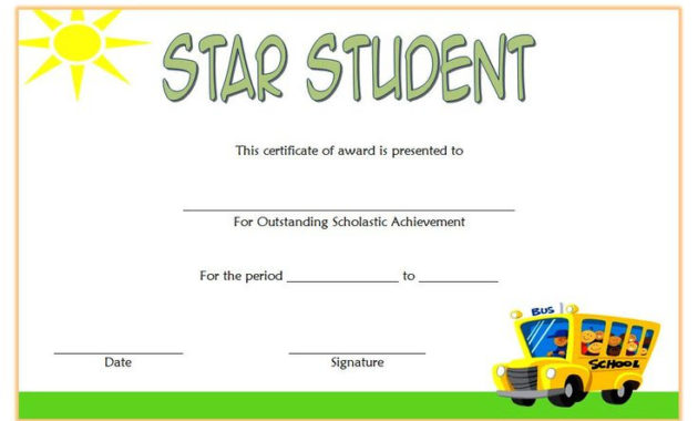 Fascinating Student Council Certificate Template Free