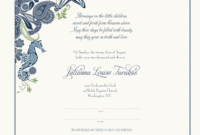 Free Baptism Certificate Template Word