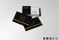 Free Blank Business Card Template Photoshop
