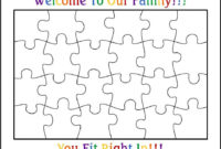 Free Blank Jigsaw Piece Template