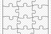 Free Blank Jigsaw Piece Template