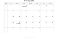 Free Blank One Month Calendar Template