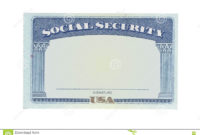 Free Blank Social Security Card Template