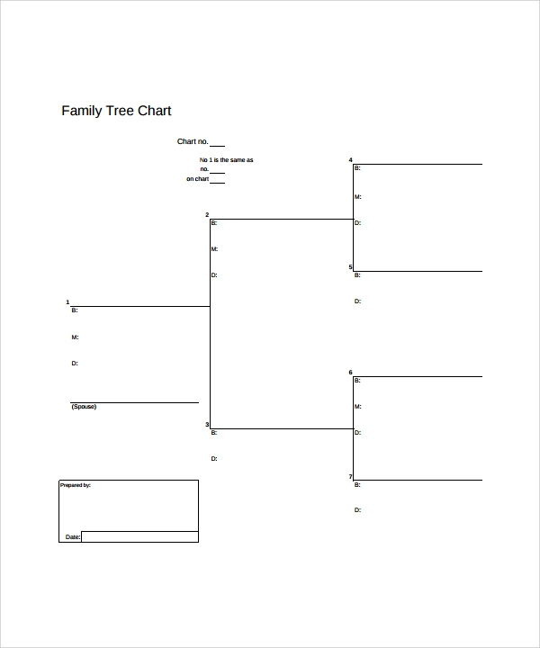 Free Blank Tree Diagram Template
