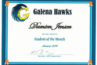 Free Free Printable Student Of The Month Certificate Templates