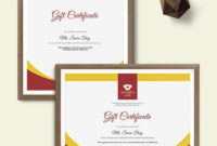 Free Gift Certificate Template Indesign