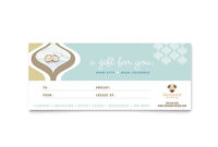 Free Gift Certificate Template Publisher