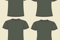Fresh Blank T Shirt Outline Template