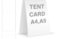 Fresh Blank Tent Card Template