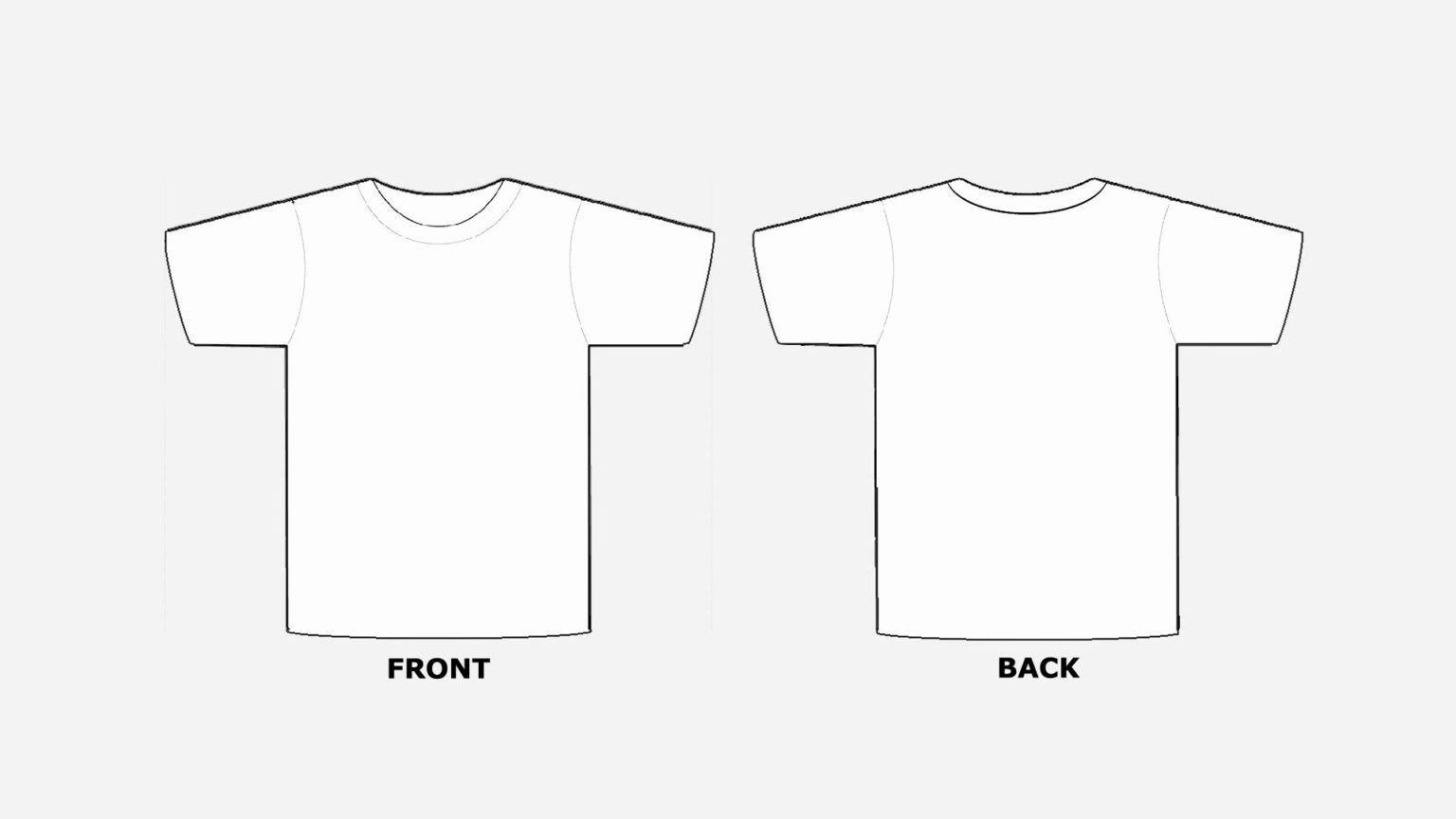 Fresh Blank Tshirt Template Printable – Sparklingstemware
