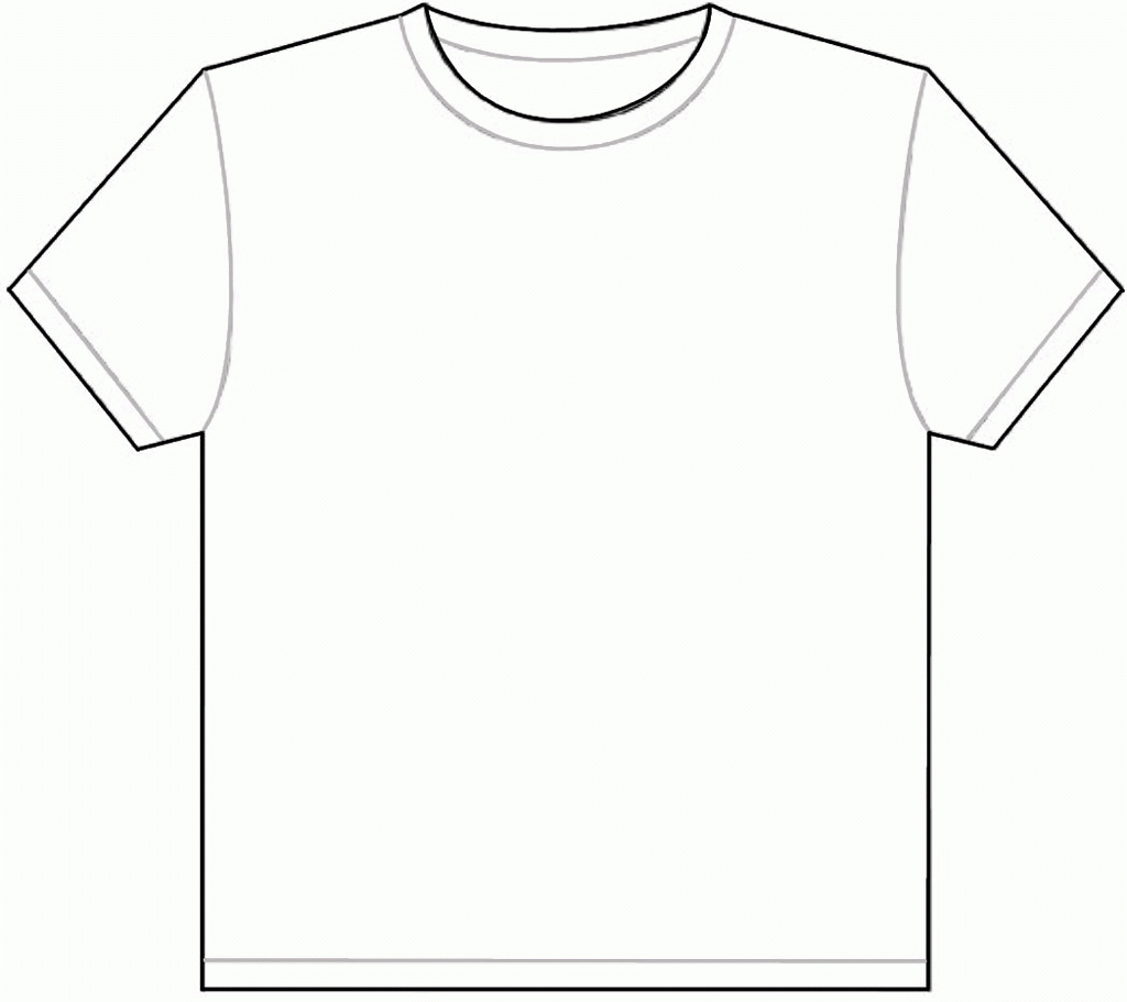 Fresh Blank Tshirt Template Printable