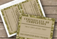 Fresh Boot Camp Certificate Template