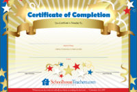 Fresh Certificate Of Achievement Template For Kids