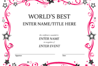 Fresh Downloadable Certificate Templates For Microsoft Word