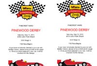 Fresh Pinewood Derby Certificate Template