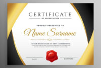 Fresh Printable Certificate Of Recognition Templates Free