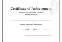 Fresh Promotion Certificate Template