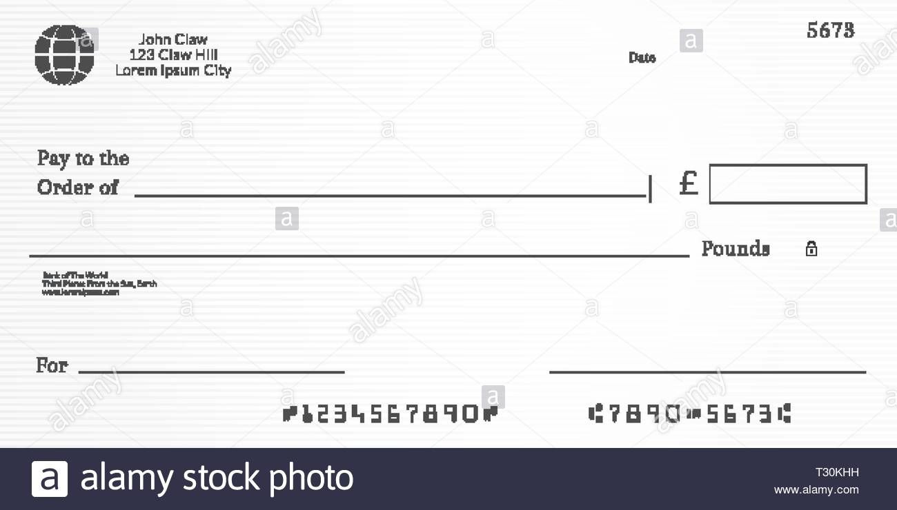 New Blank Cheque Template Uk